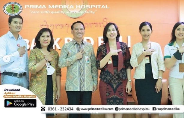 Penandatanganan kerjasama antara Prima Medika Hospital dan PT Bank Pemerintah Daerah (BPD) Bali