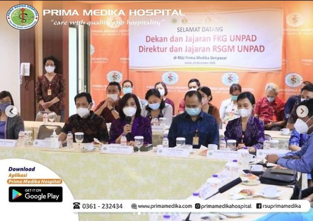 Prima Medika Hospital received a working visit from the Faculty of Dentistry (FKG) at Padjadjaran University