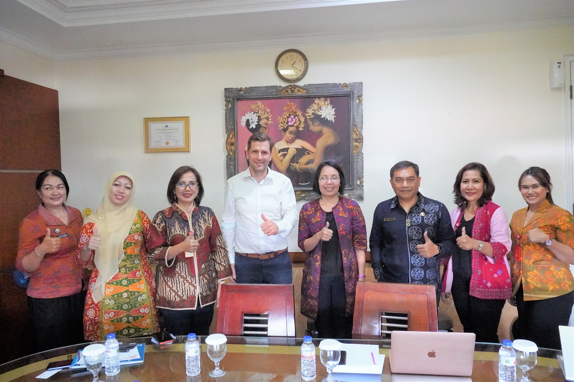 Prima Medika Mendapat Kunjungan Ibu Ditektur Jenderal Kesehatan Masyarakat Kementerian Kesehatan Republik Indonesia