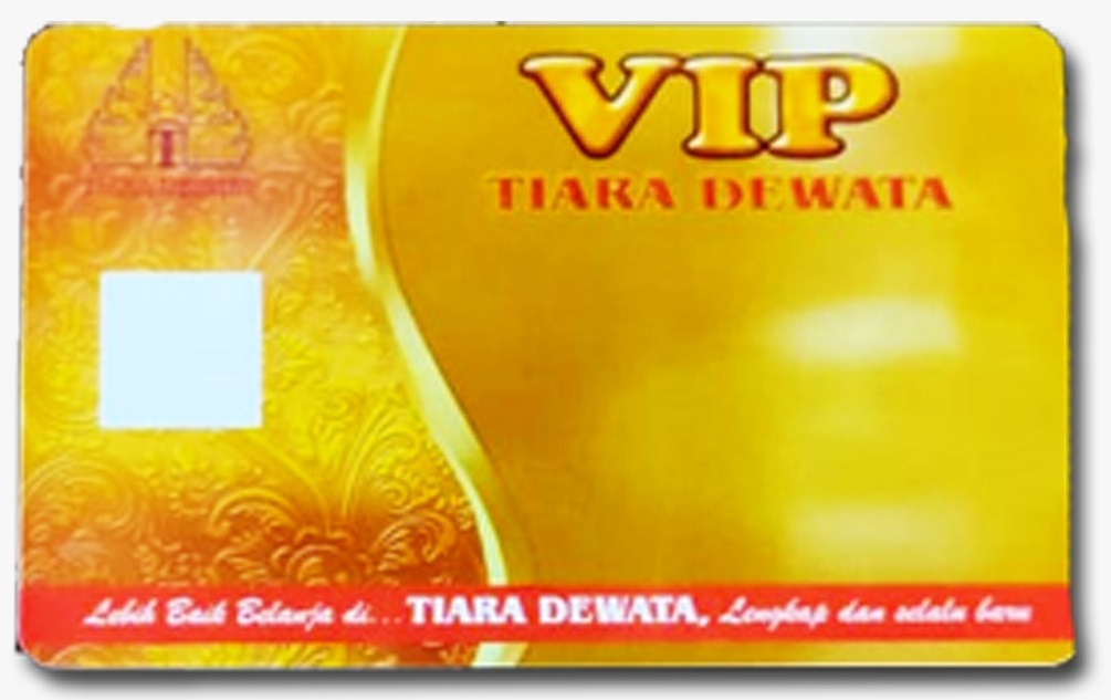 Member Card VIP Tiara Dewata
