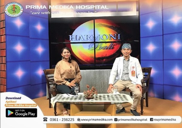 Talkshow Kesehatan pada acara Harmoni Bali TV Bersama dr. Komang Tridiyoga, SpM